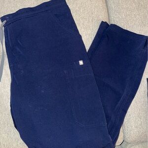 Figs navy blue scrub pants